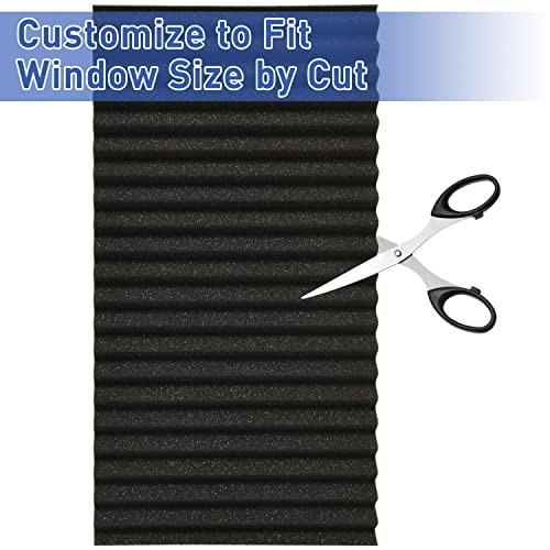 YoleShy Window Air Conditioner Side Panels Foam Panels for Window Air Black