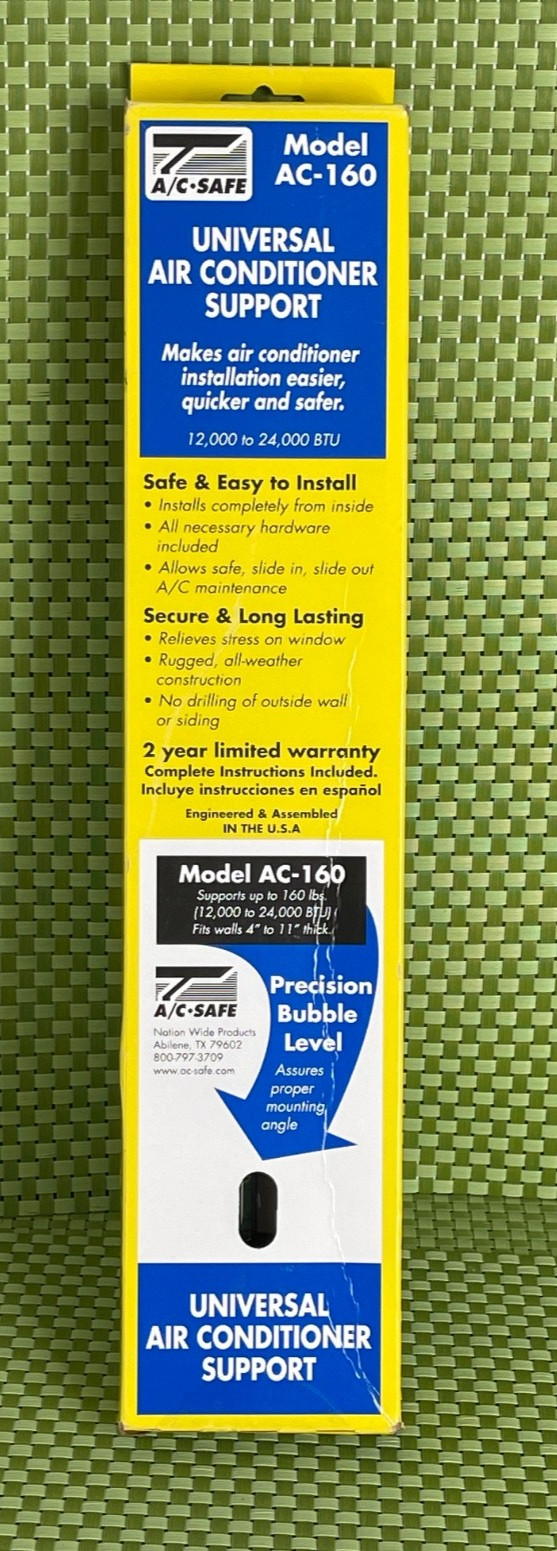 New Sealed A/C Safe Heavy Duty Universal Air Conditioner Support up to 160lbs