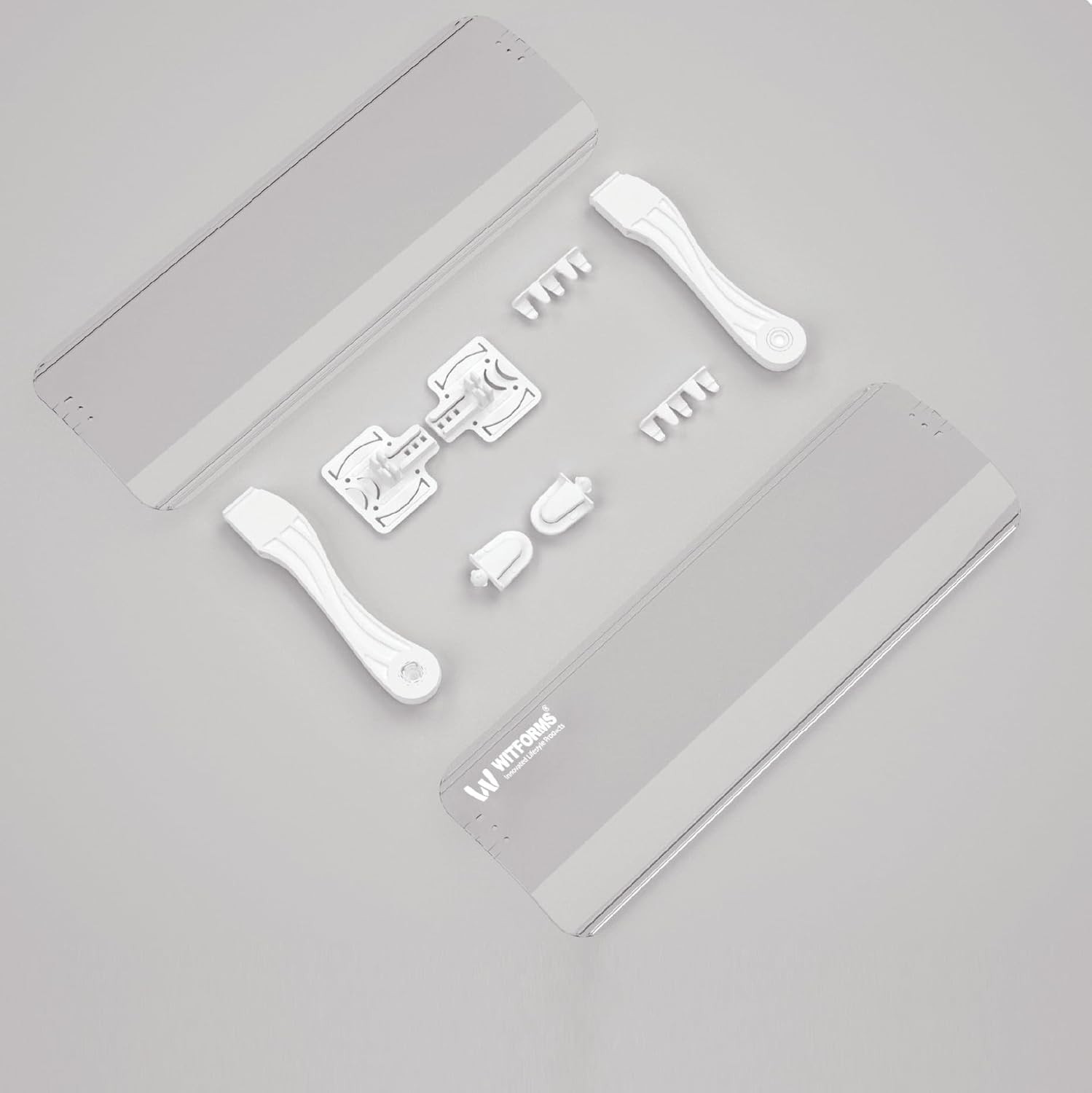 Transparent AC Deflector – Adjustable & Rotatable for Optimal Airflow