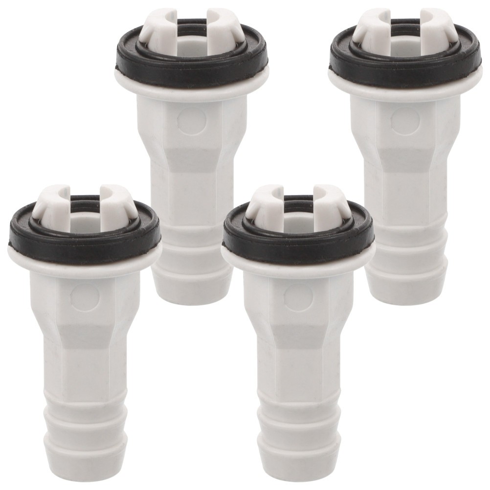 4 Pcs AC Drain Pipe Connector Plastic Adapter for Air Conditioning Hose Systems
