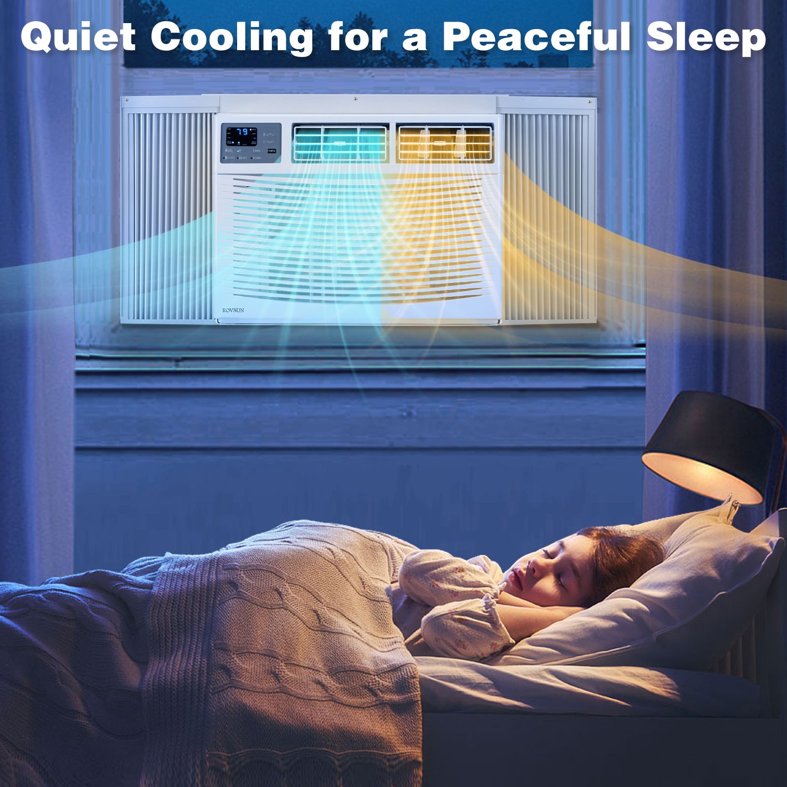 18,000 BTU Heat and Cool Window Air Conditioner With Wifi and Remote Control