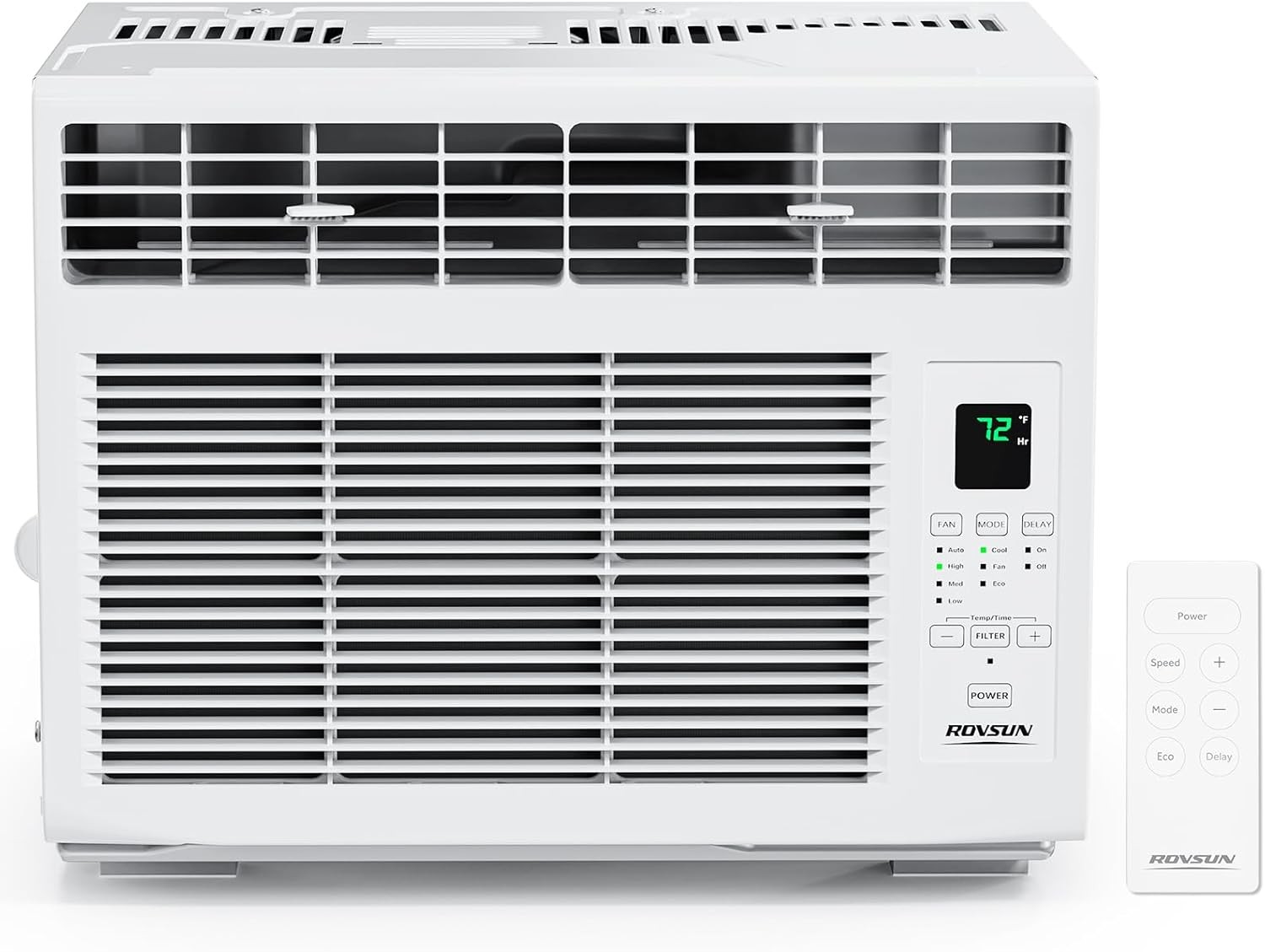 ROVSUN Portable 5000 BTU 6000 BTU Window Air Conditioner Cooling Remote White
