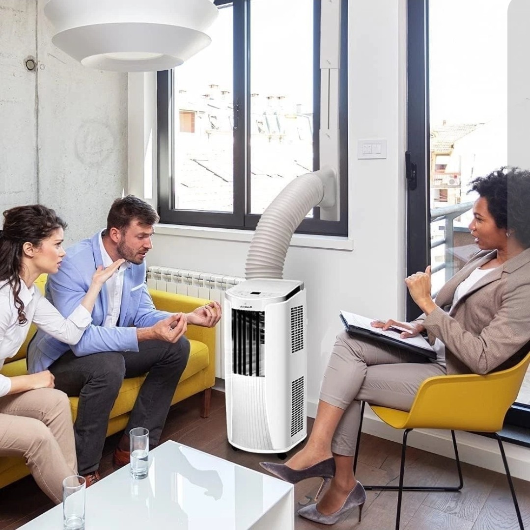 Portable AC Vent Kit, Air Conditioner Door + Window Universal 5.1&Prime; & 5.9&Prime; Fepoch