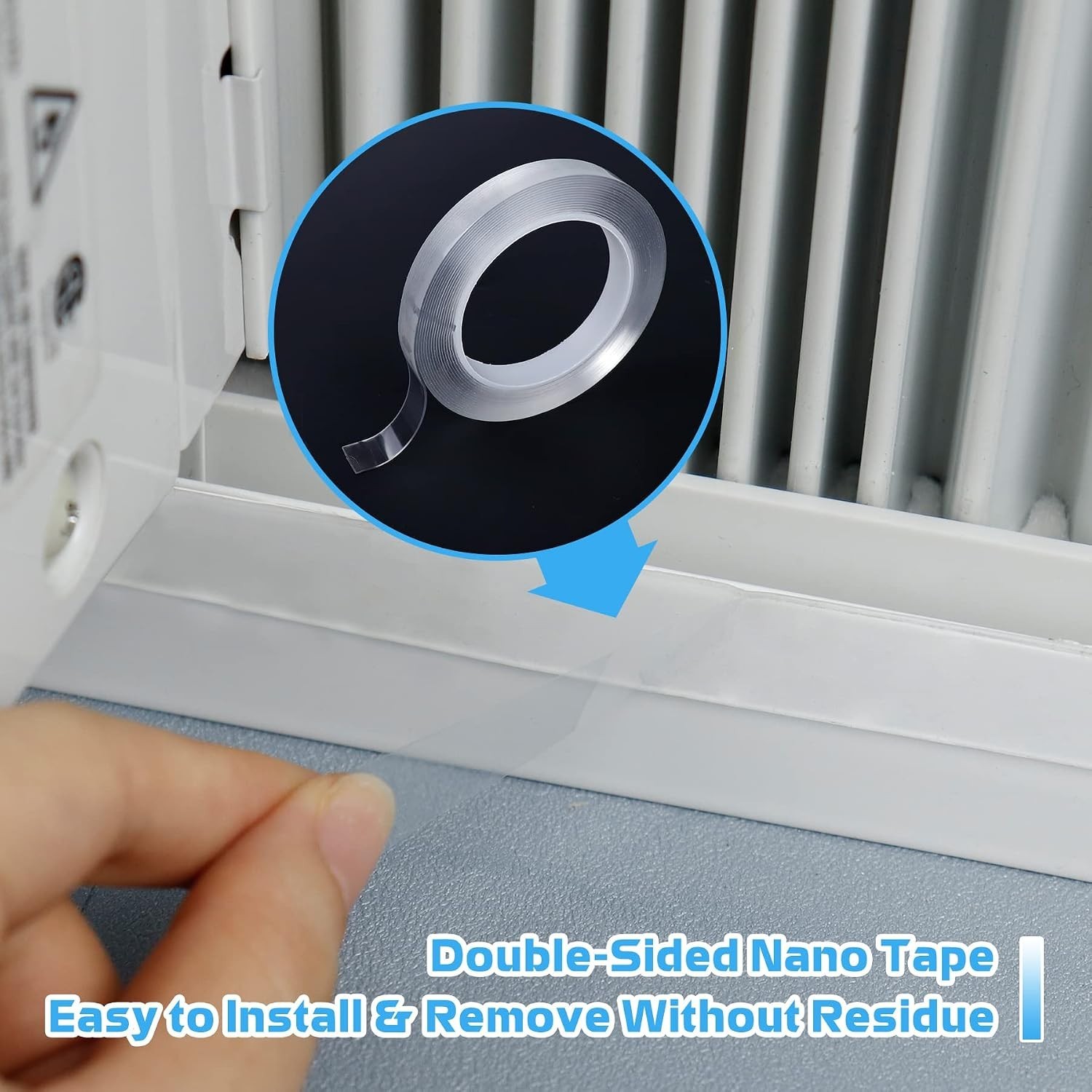 Window Air Conditioner Seal Kit: Insulated Foam for -Round Comfort & Savings