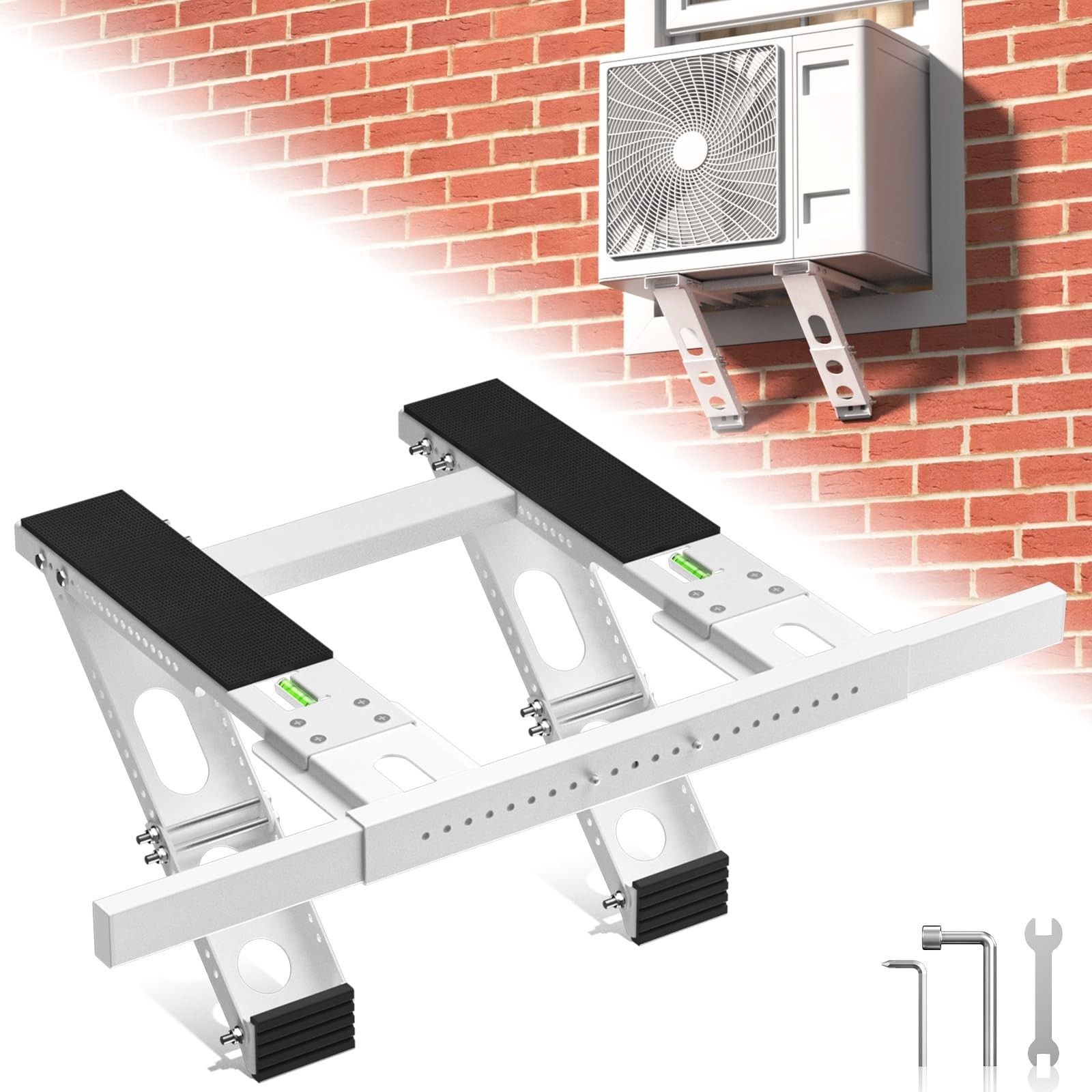 Heavy Duty Window AC Support Bracket – No Drill, Fits Single/Double-Hung Windows