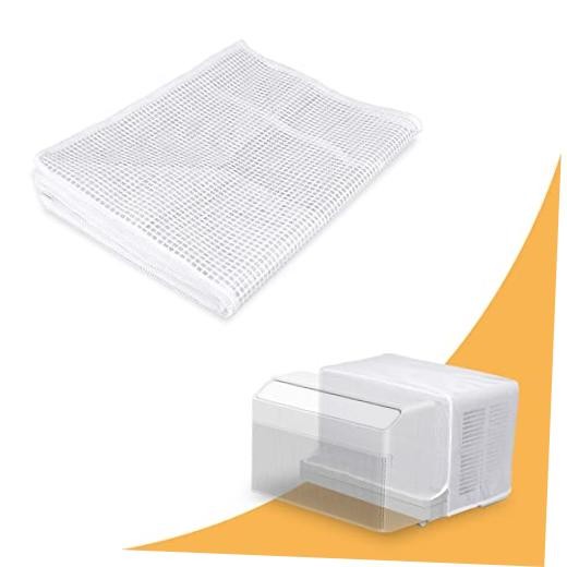 Window AC Cover for U-Shaped Window Air Conditioner Unit,Mesh Design Window