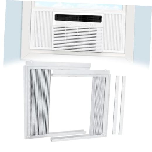 Air Jade Paneles laterales de aire acondicionado de ventana, Blanco – 5,000 Btu