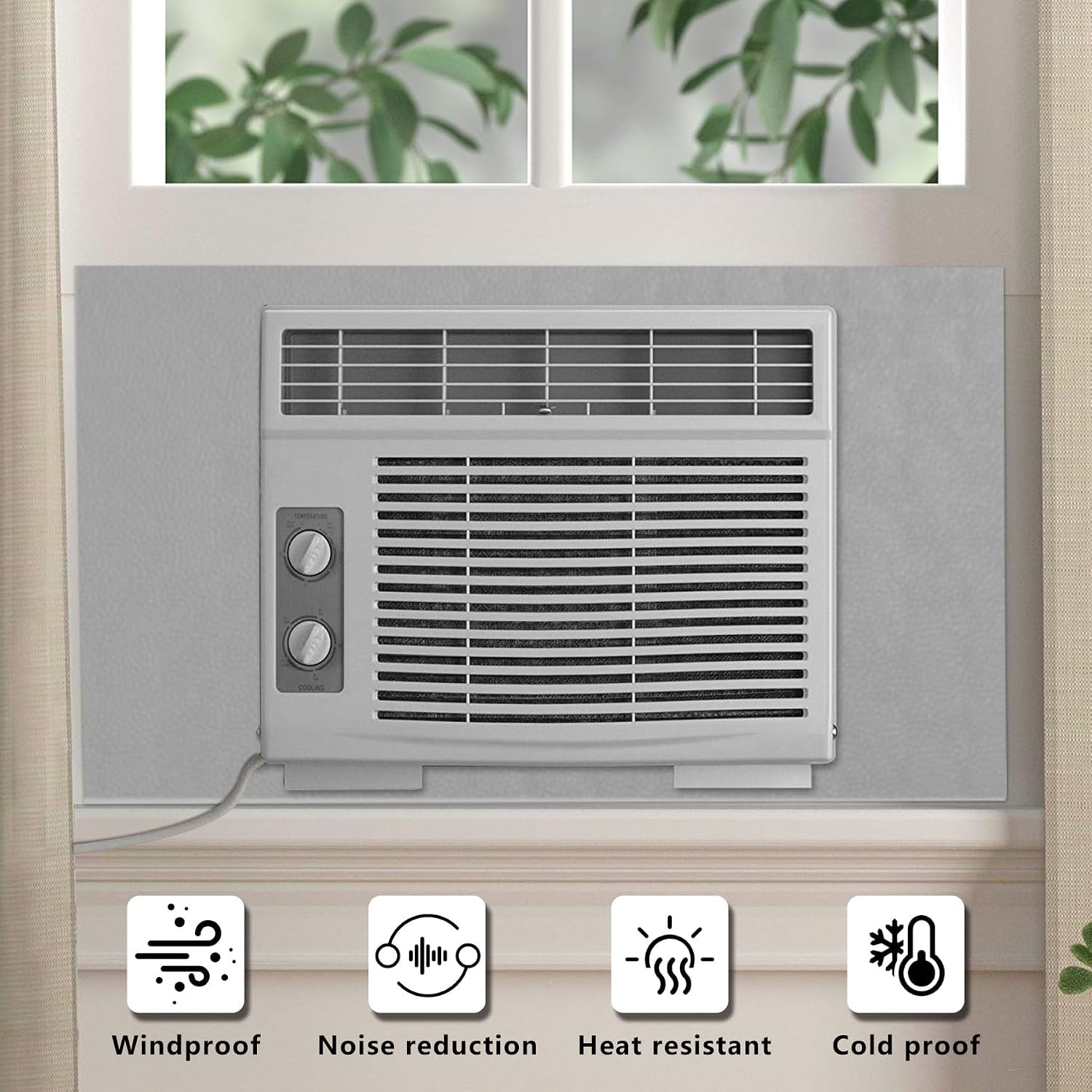Window Air Conditioner Side Insulated Foam Panel,Full Surround Panels Window …