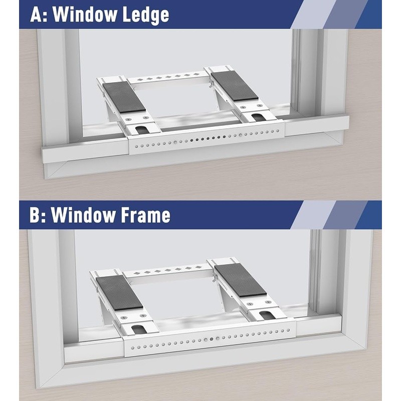 Heavy Duty AC Window Bracket Expandable Easy Installation Support Structure New