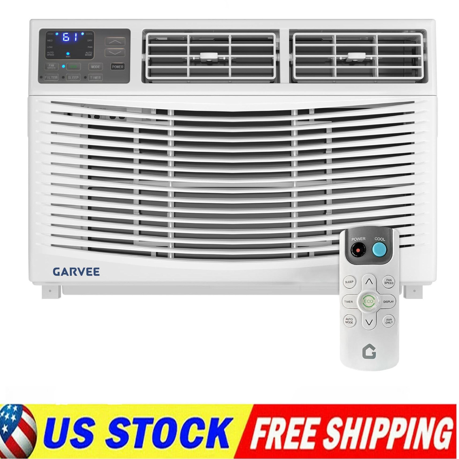 12000 BTU Window Air Conditioner AC Unit up to 550 Sq. Ft Remote Mounting Kit
