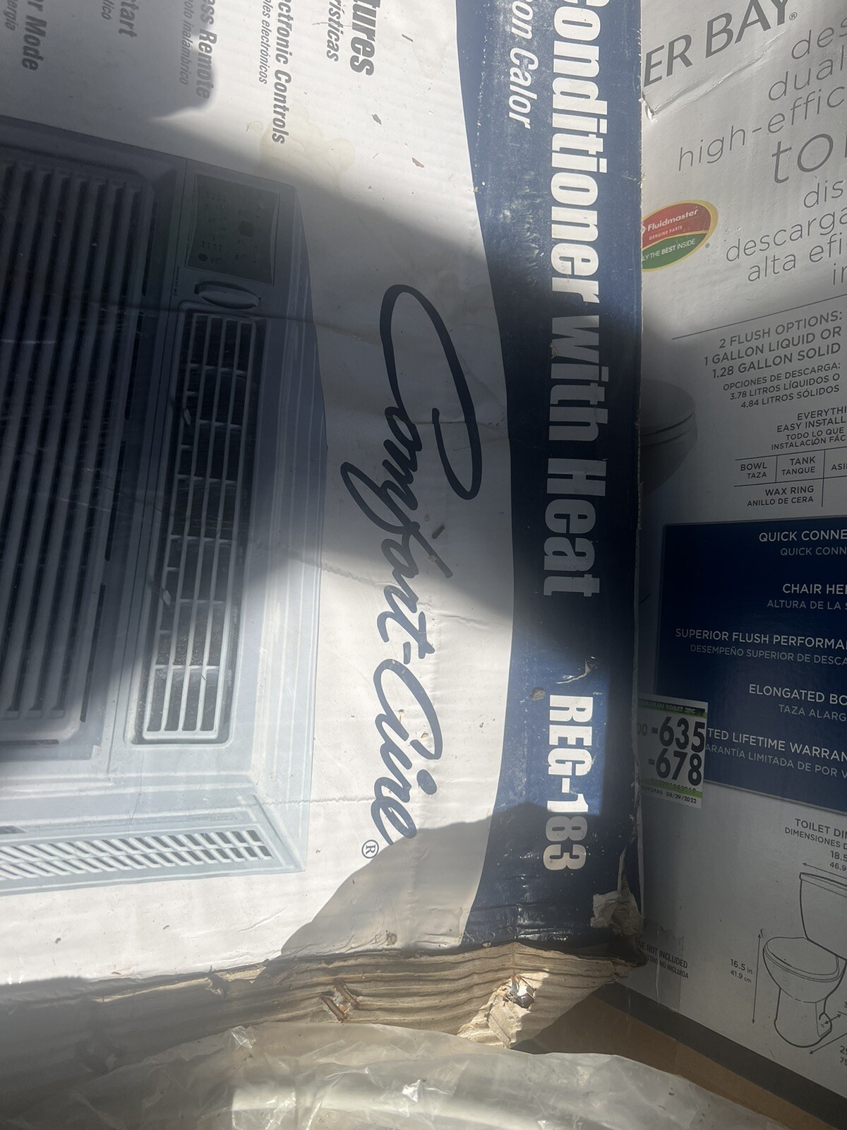 Brand New COMFORT-AIRE Air Conditioner/Heater 230 V, 60 Hz, , 18,500 BTU