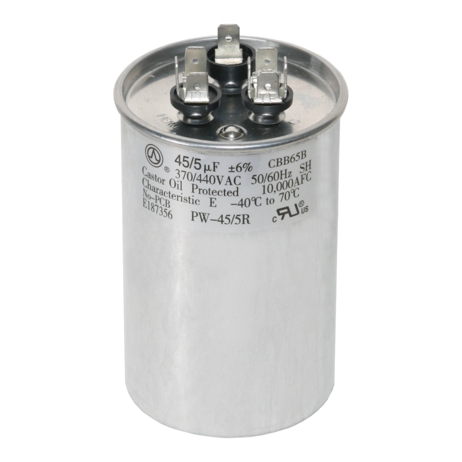 45+5 uf 440V AC Capacitor – Lasts 5