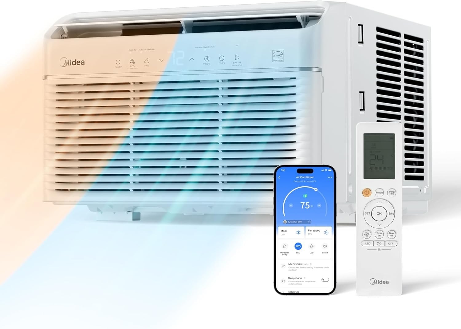 8,000 BTU Inverter Window AC: Quiet, Efficient Comfort for 350 Sq. Ft.