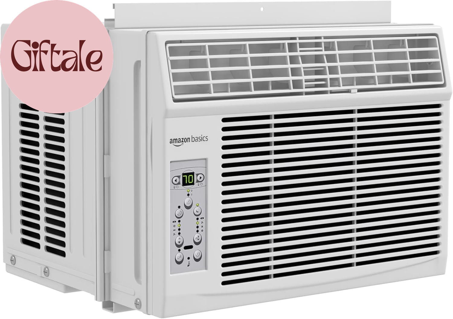 6000-BTU Window Air Conditioner with Quiet Operation, up to 250 Sqf, Cool and Fa