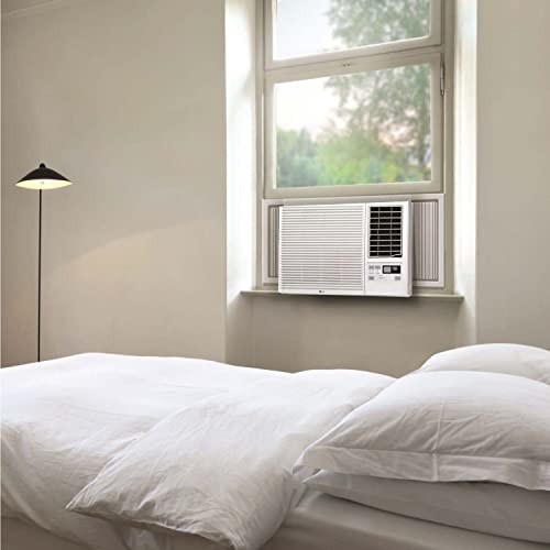 WHITE – LG 23,000 BTU / 12,000 BTU WINDOW AC (COOL / HEAT), REMOTE (208V), R410A