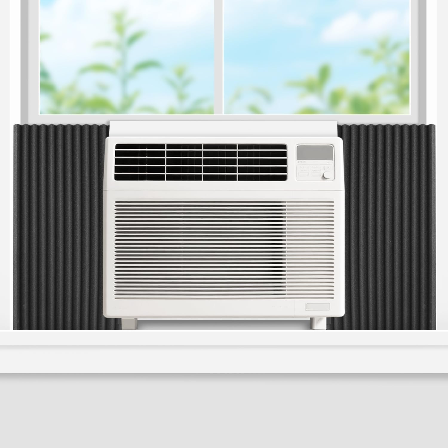2 Pack Window Air Conditioner Side Panels, Ac Window Seal Kit Window Well Ac …