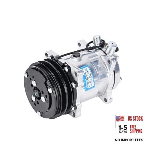 Universal Air Conditioner AC Compressor with Clutch (2 Grooves(Sanden 508))