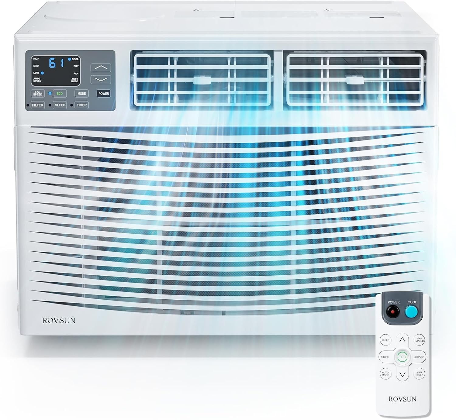 24000 BTU Window Air Conditioner with Remote, WiFi, Energy Saving Window AC Unit