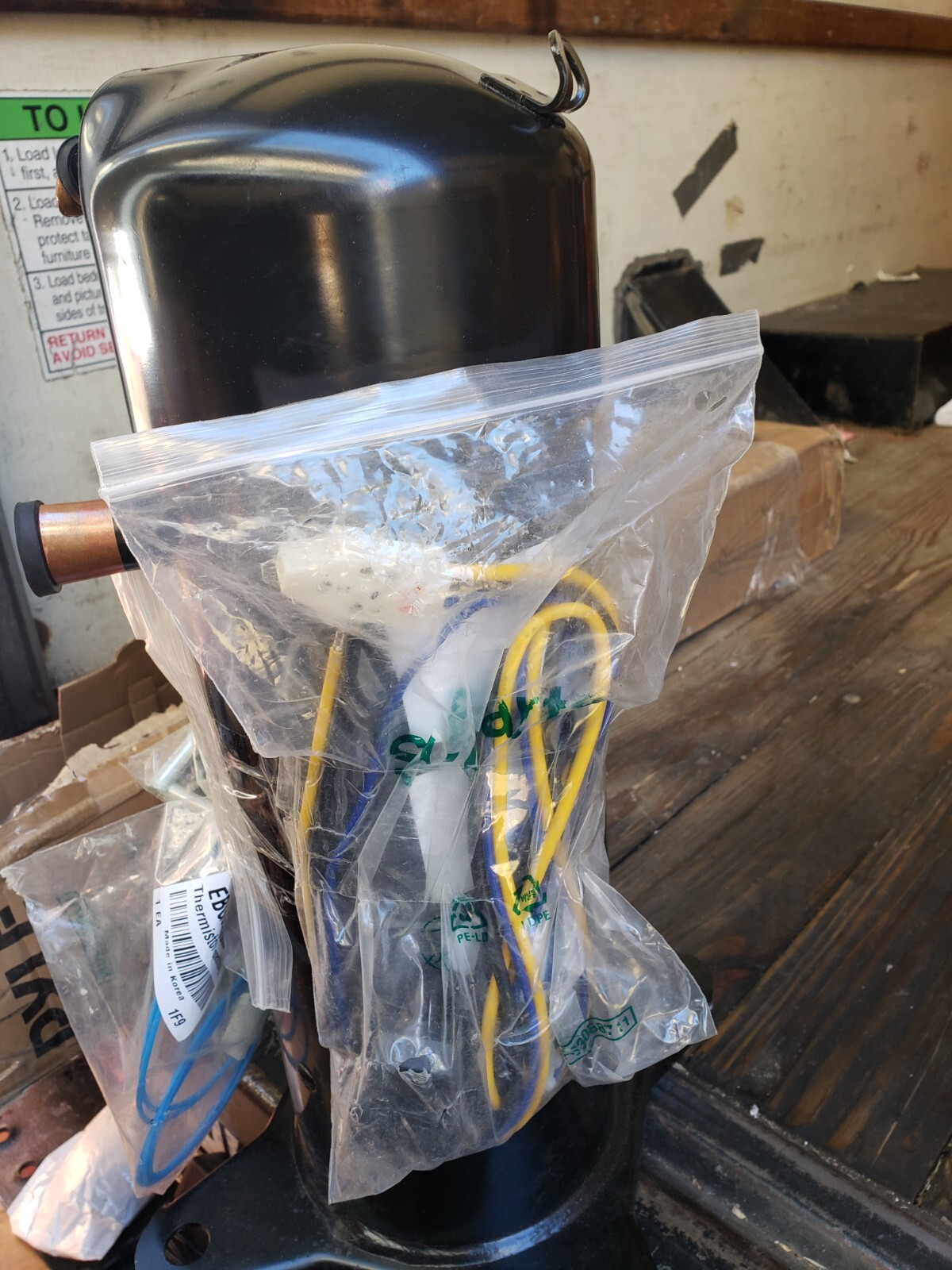LG MODEL : AQA040KAB COMPRESSOR–SEE PICTURE