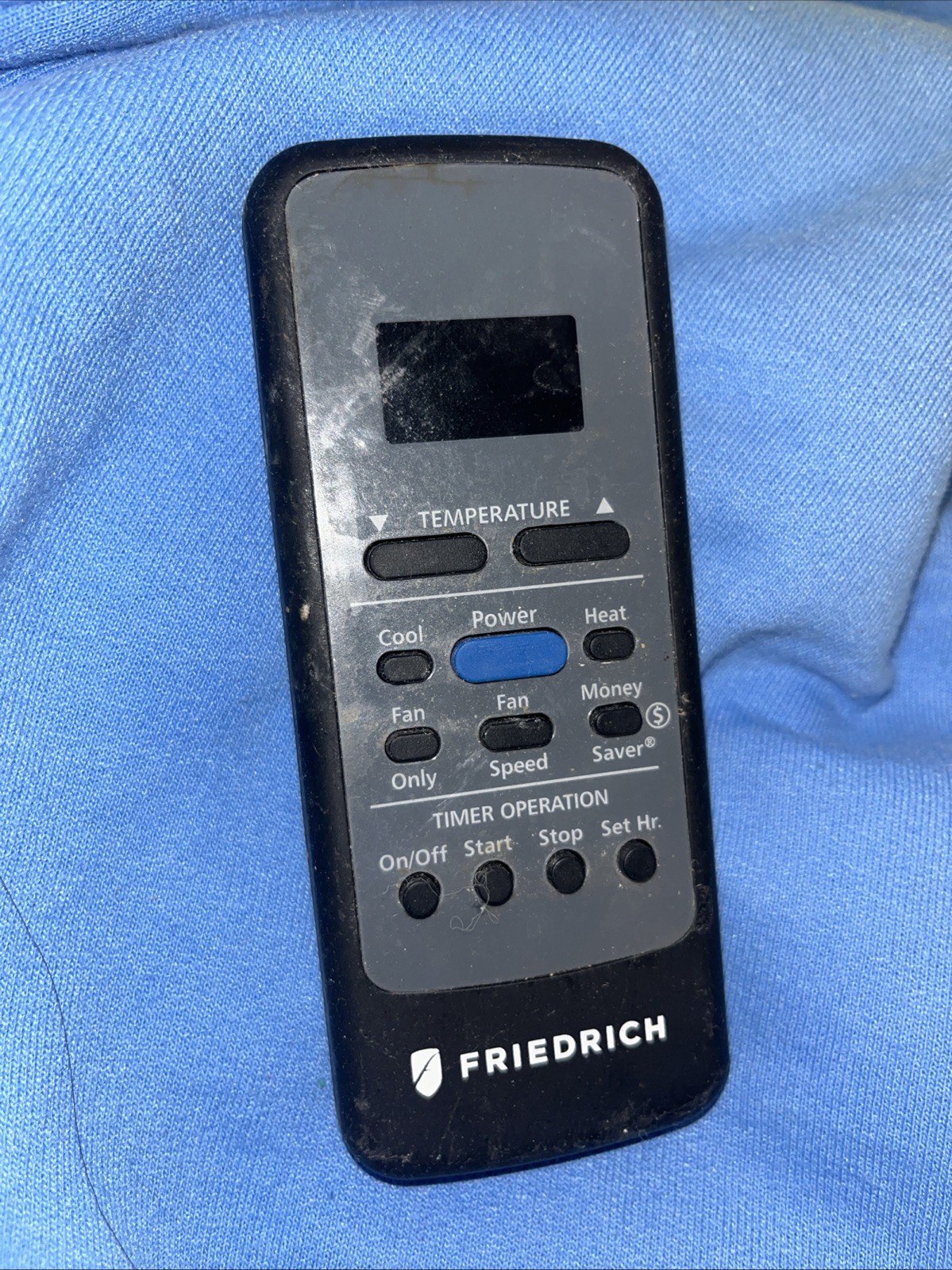 Friedrich Air Conditioner Remote Control Black with a Screen Type 619-872-02