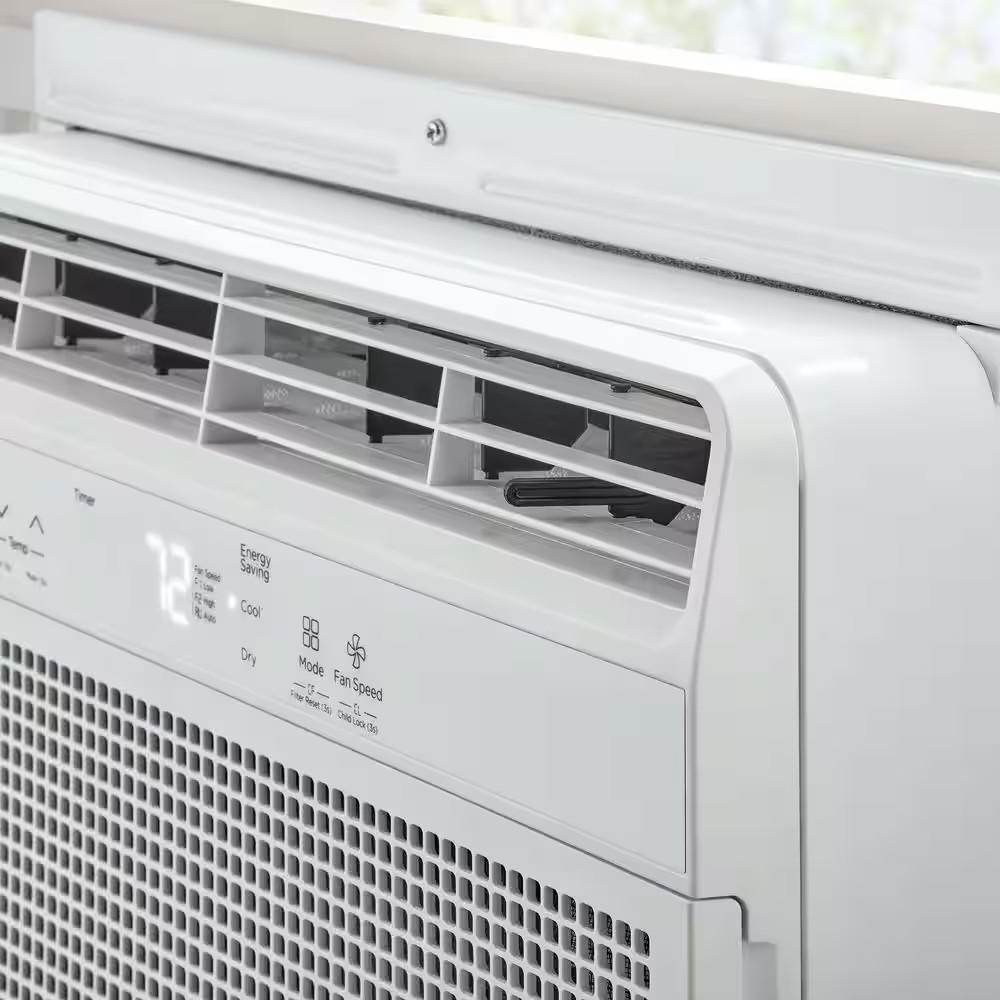 6,000 BTU 115-Volt Window Air Conditioner Cools 250 Sq. Ft. with Remote, Dehumid