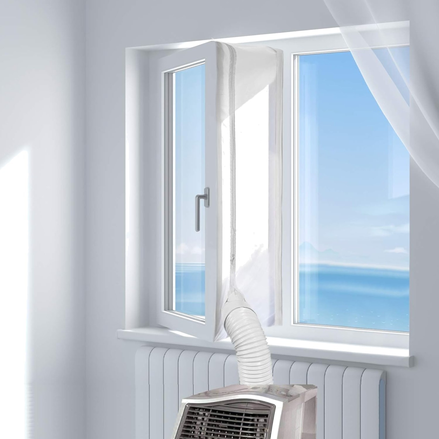 Universal Window Seal for Portable AC Tumble Dryer Easy Install 157 Inches