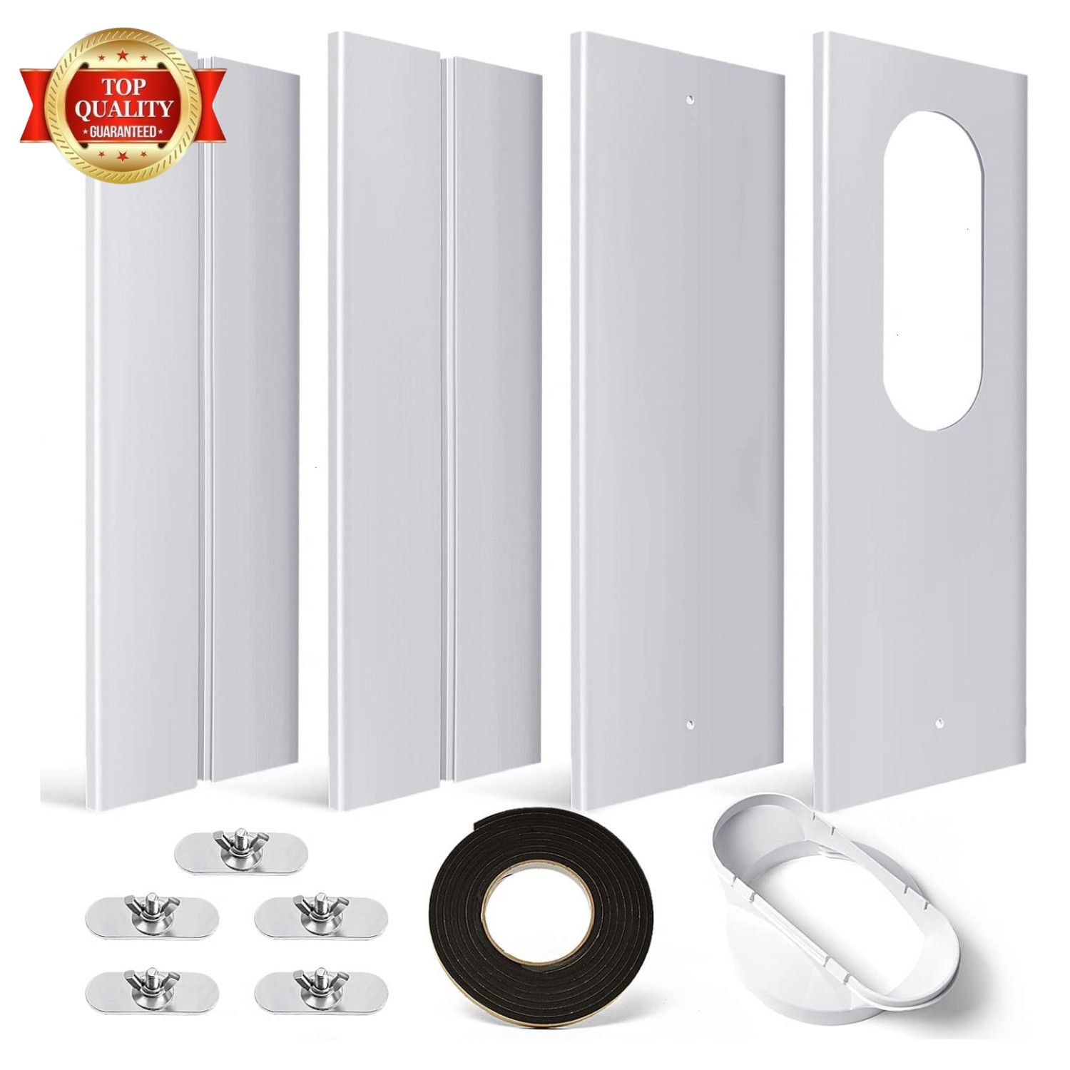 Portable Air Conditioner Window Kit with Coupler Adjustable Window Seal for AC U
