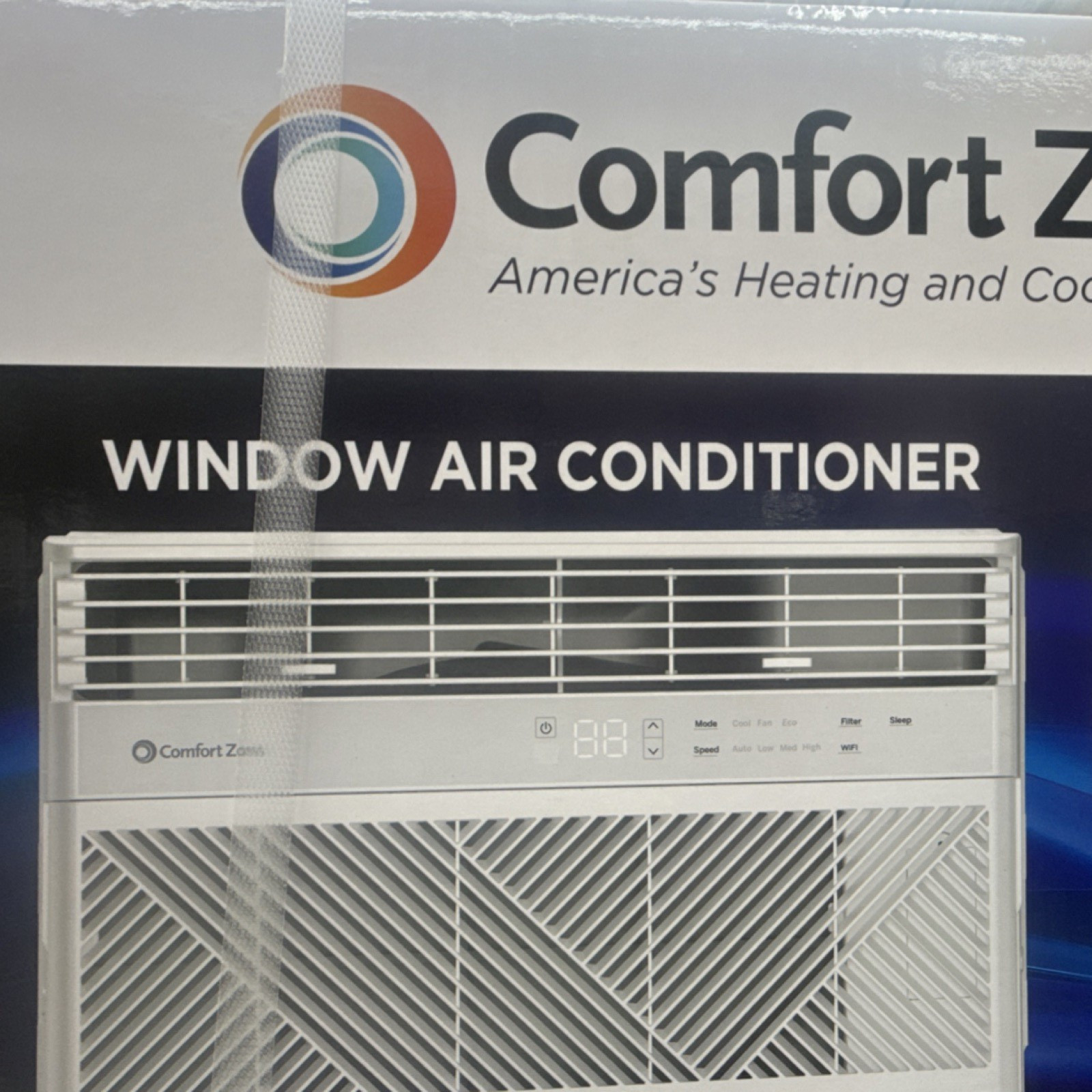 Comfort Zone 8100 BTU Window Air Conditioner Remote Control Eco-Friendly
