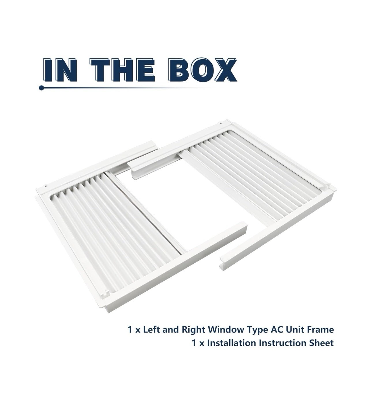 Window Air Conditioner Side Panel with Frame,Ac Insulation Side Panels Curtain K