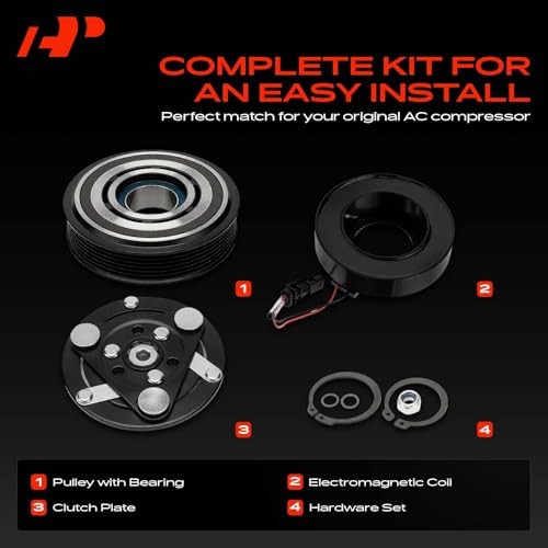 Air Conditioner AC Compressor Clutch Kit | Compatible with Buick LaCrosse