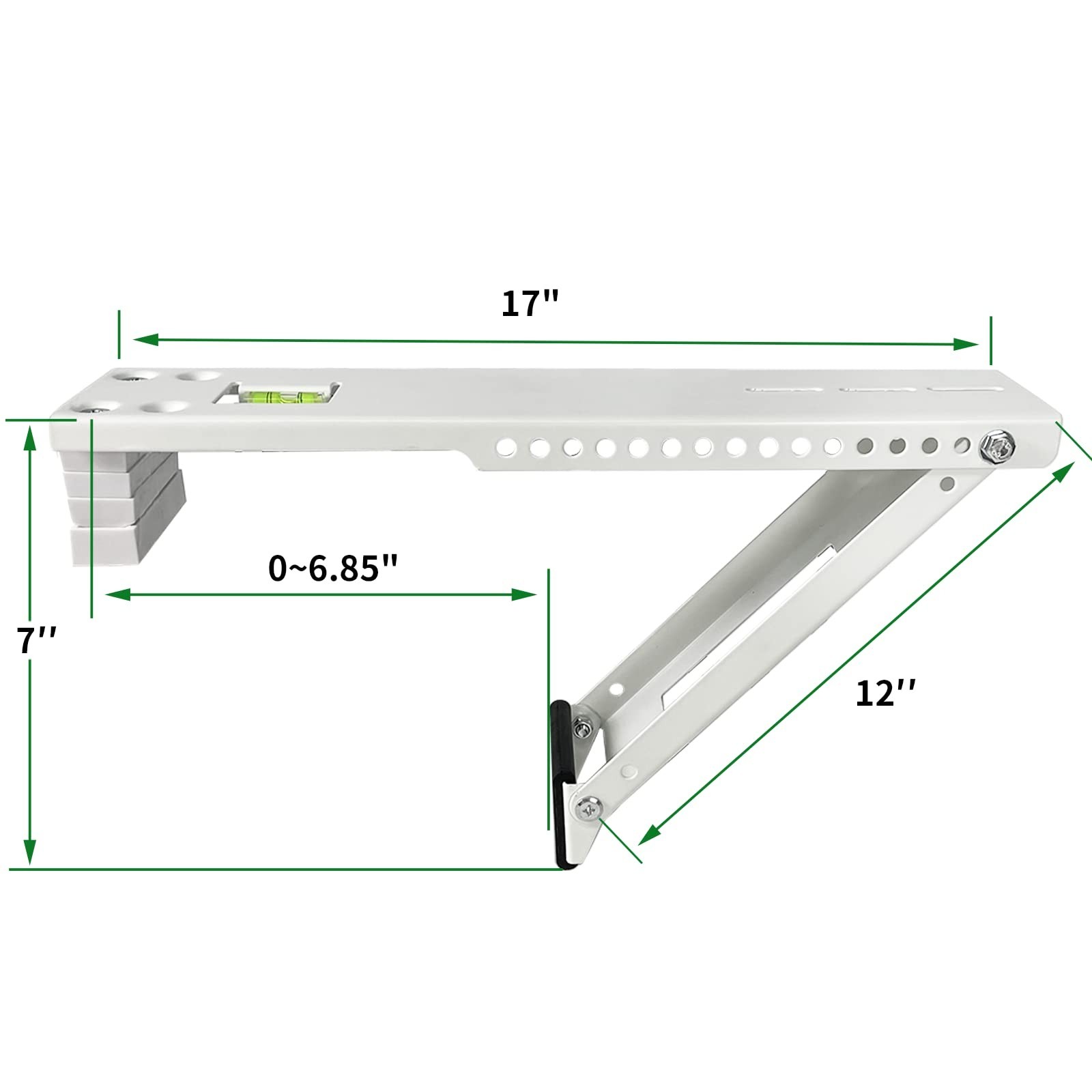 Universal Window Air Conditioner Support Bracket, Mounts Up to 165 lbs, Fits 9,0