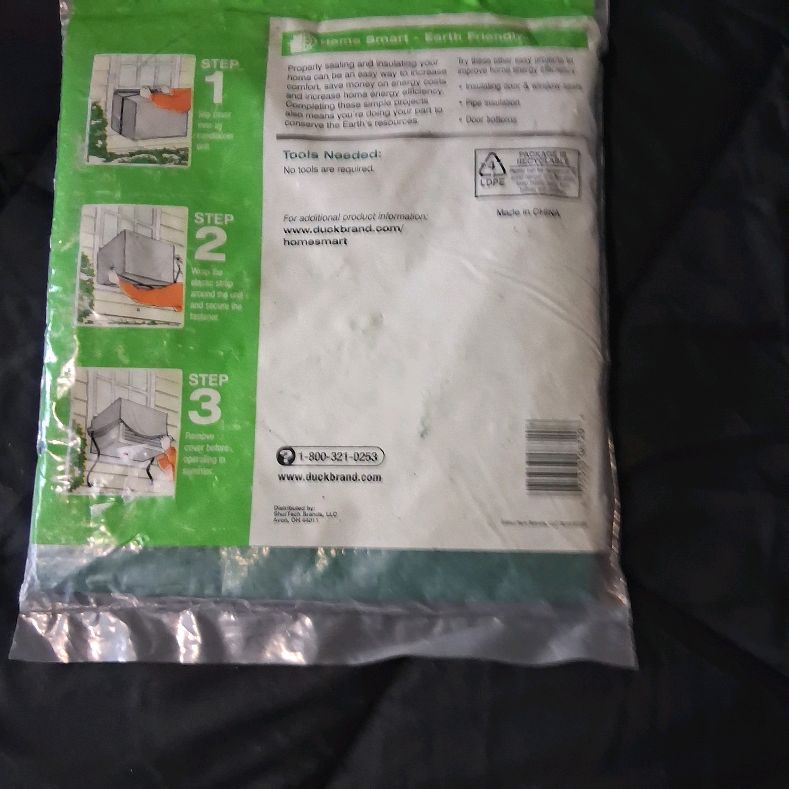 Duck Brand Window Unit Air Conditioner Cover Standard Size 27&Prime; x 18&Prime; x 25&Prime; NEW!