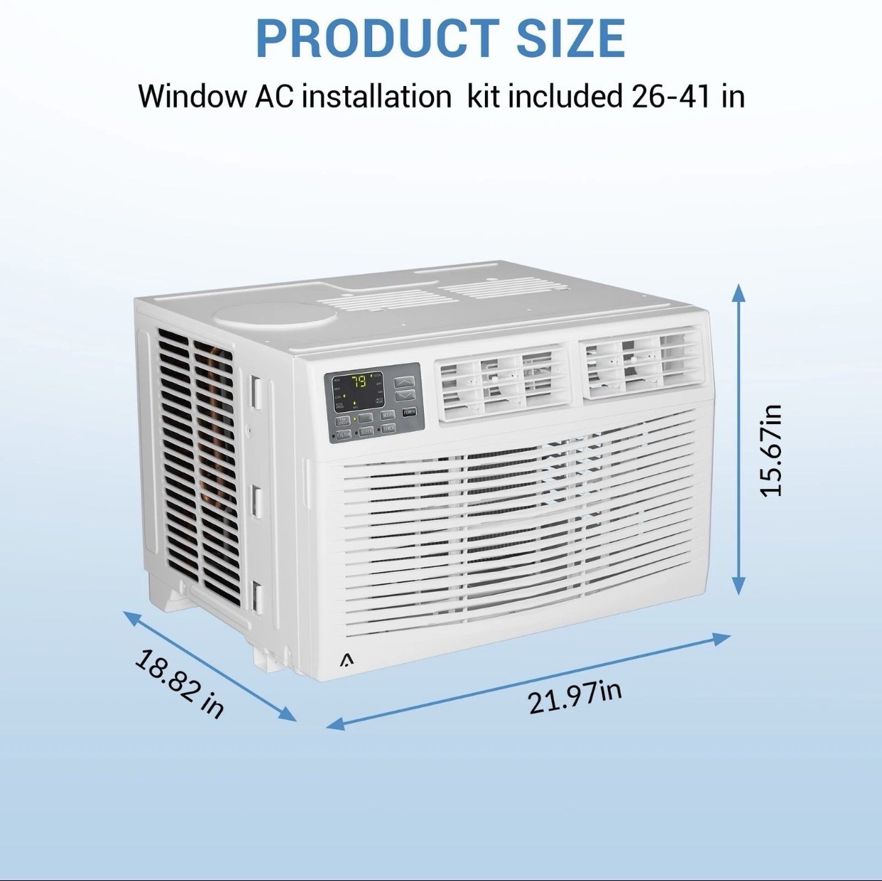 Garvee 8000 BTU Window Air Conditioner Unit with Remote Control Cool to 350 Sqft
