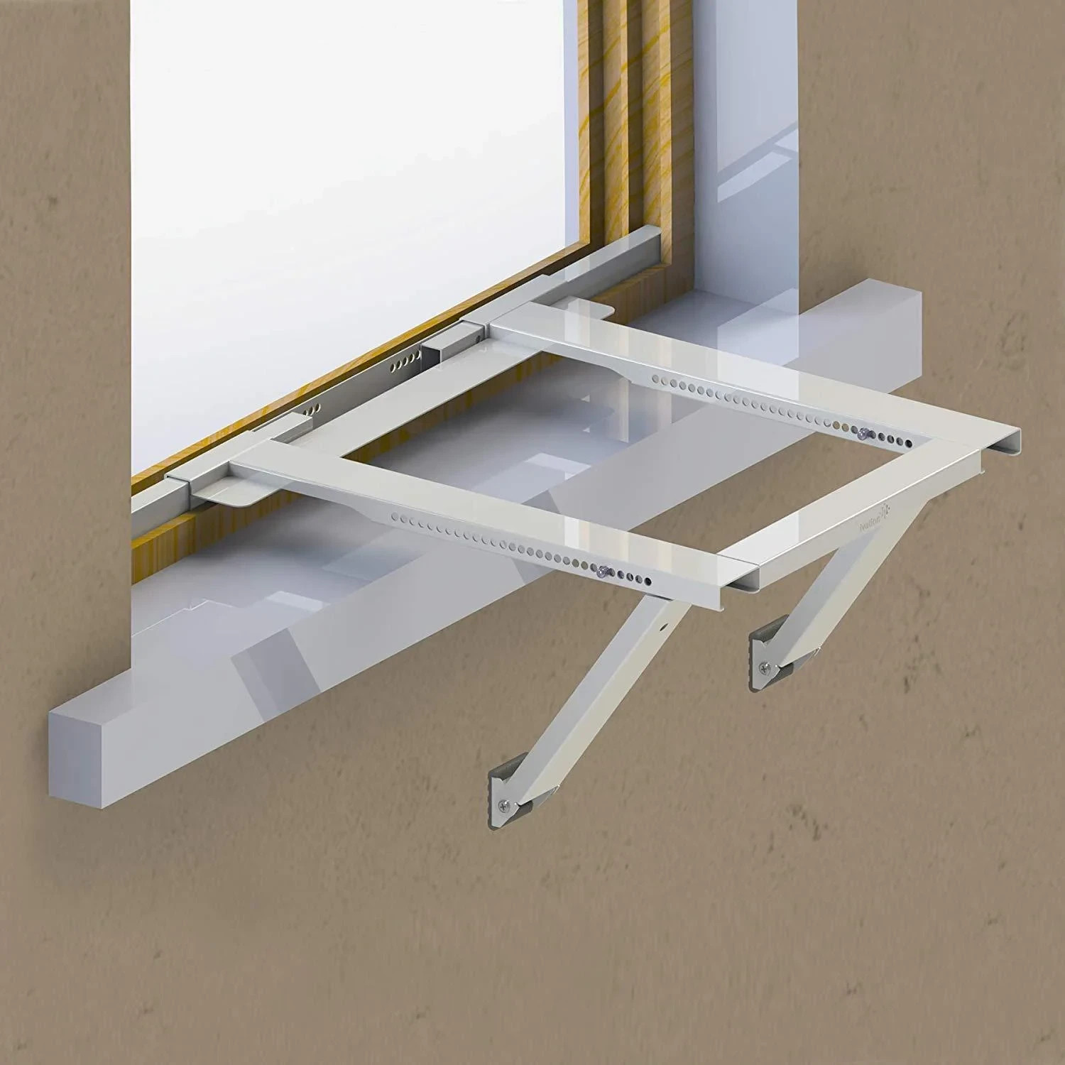 Air Conditioner Support Bracket, No Tools and No Drill AC Support Bracket Holds