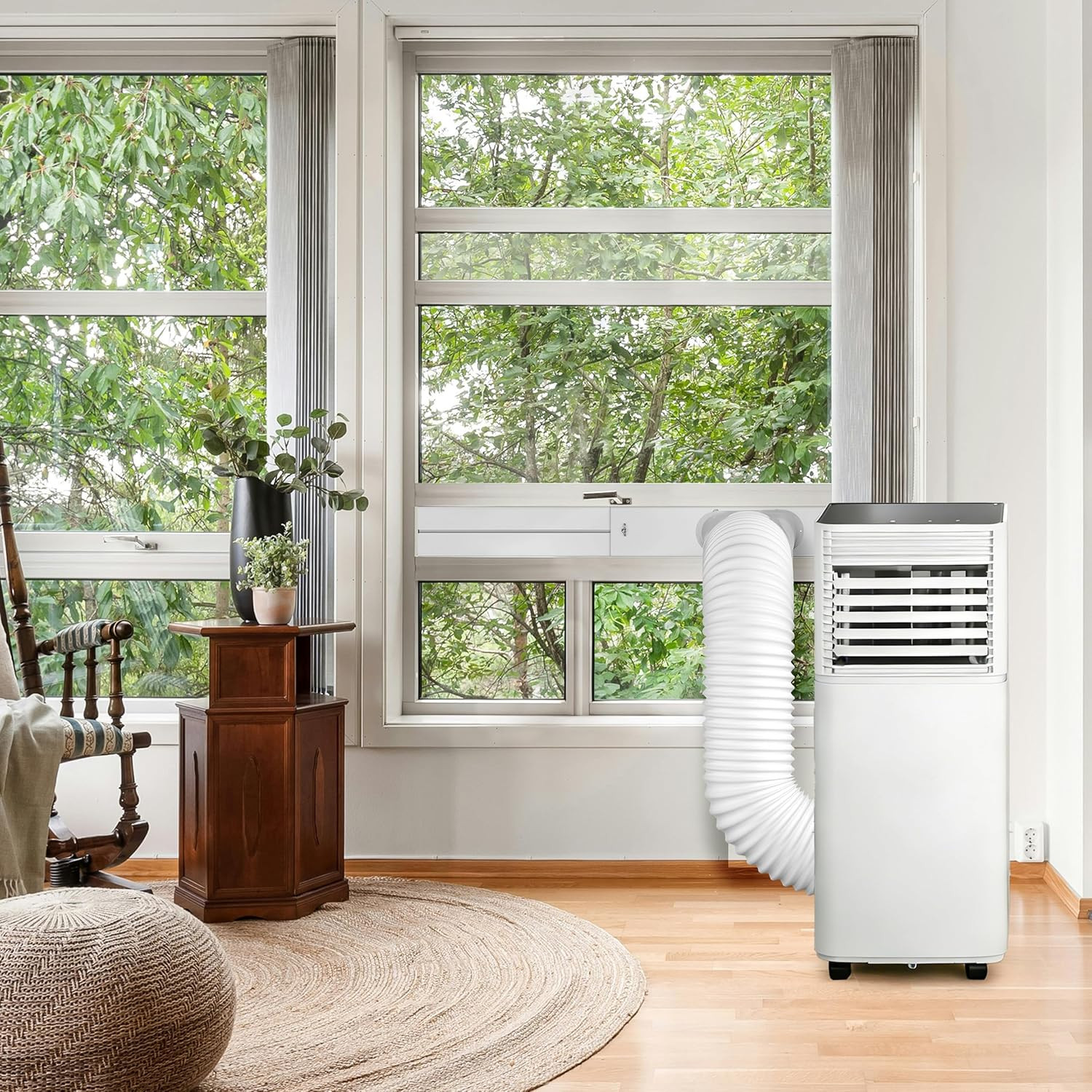 Portable Air Conditioner Window Kit: Adjustable Universal AC Seal Window Vent Ki