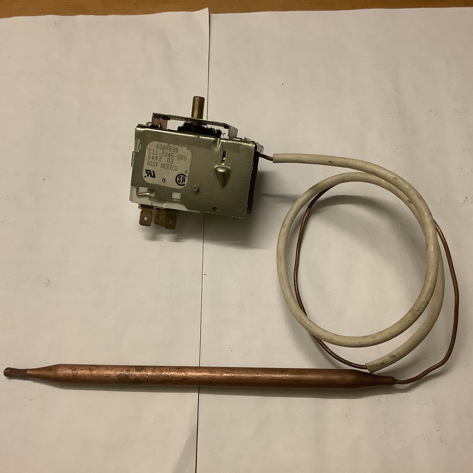 RANCO room PTAC air Conditioner Thermostat C12-2045-000 mfr# 6040038 with Heat