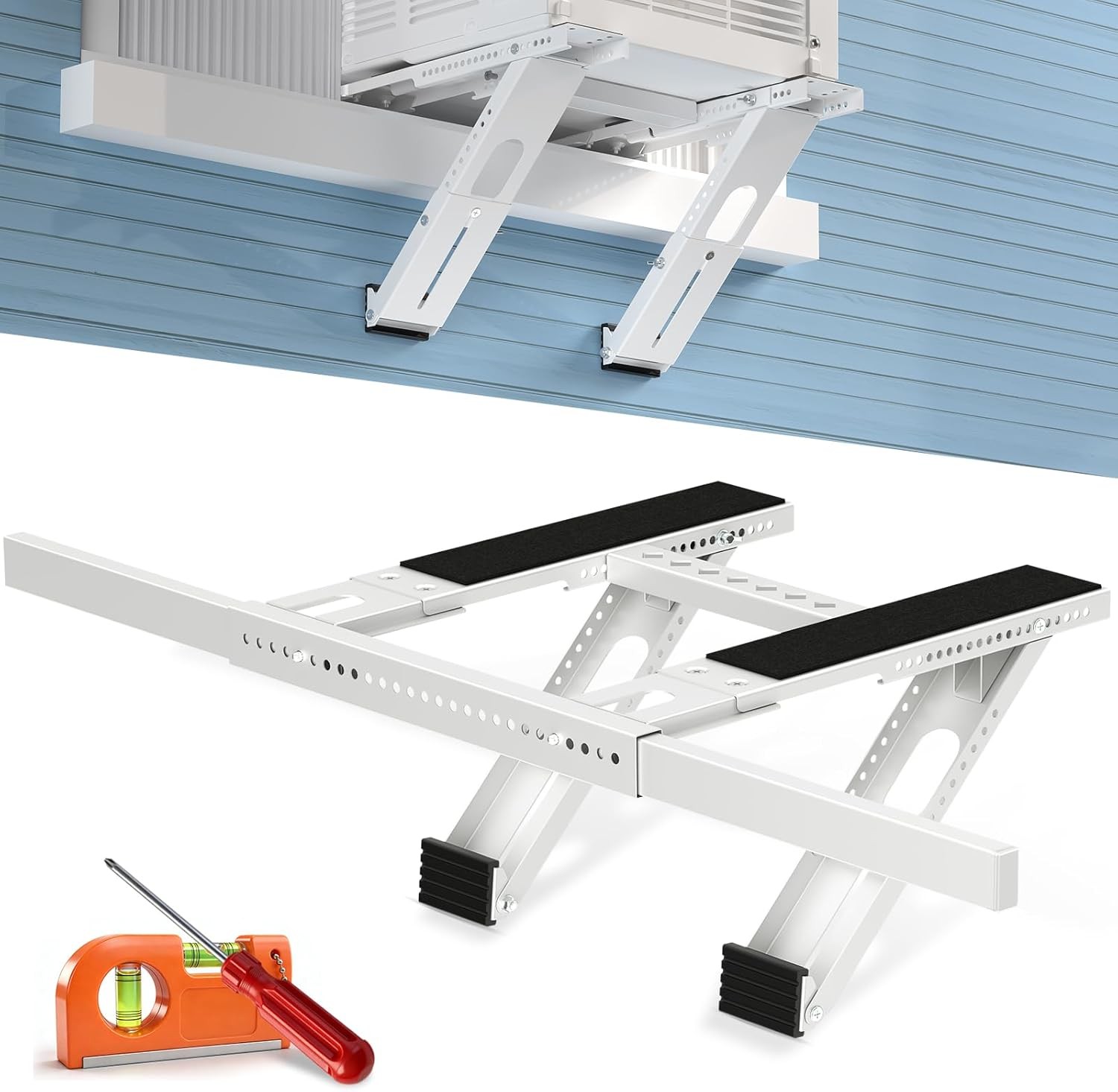 No Drill Window AC Support Bracket Adjustable Air Conditioner Support Bracket