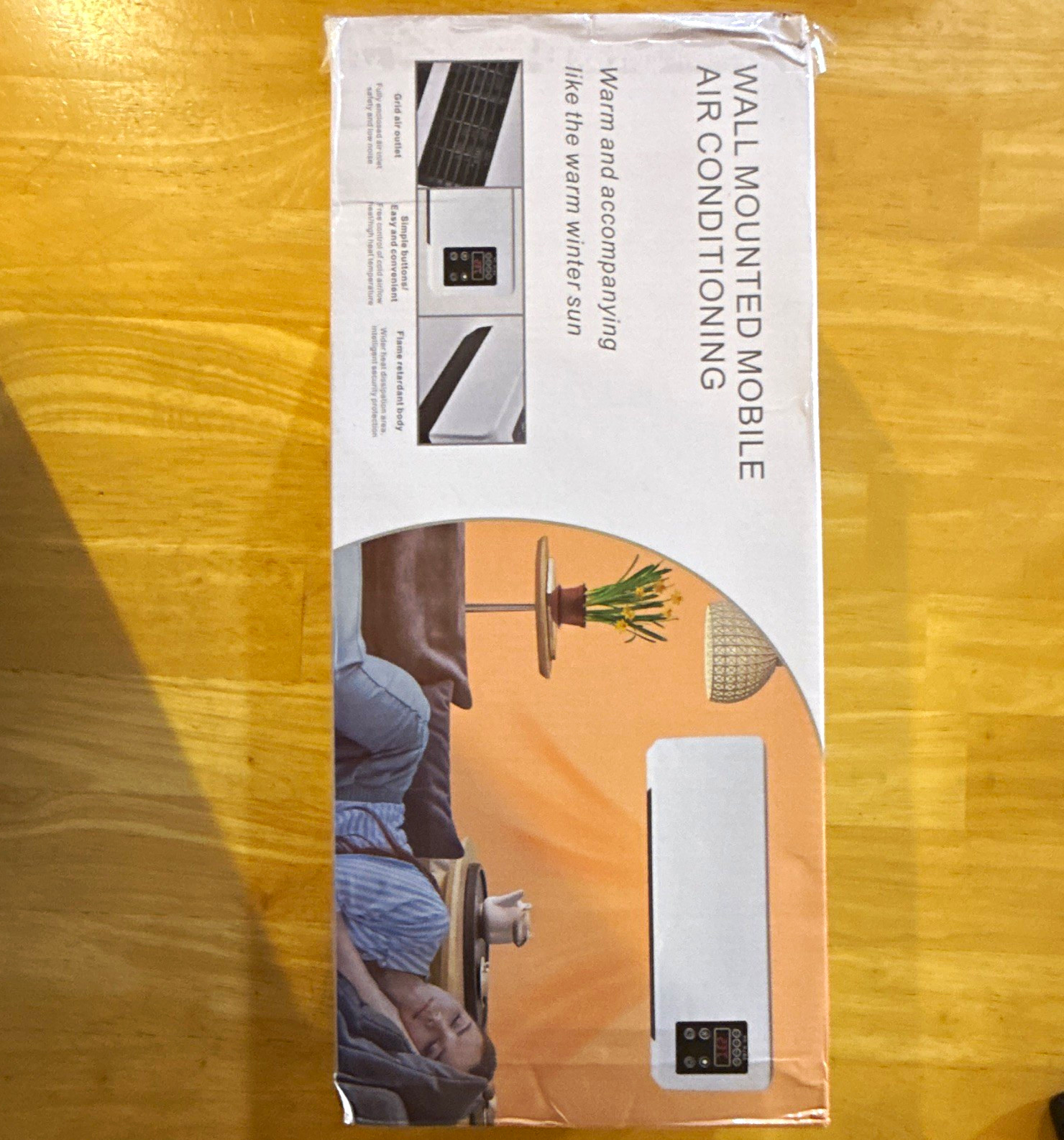 Wall Mounted Mobile Air Conditioner L-2008, 220V 2000W, White, Digital Display