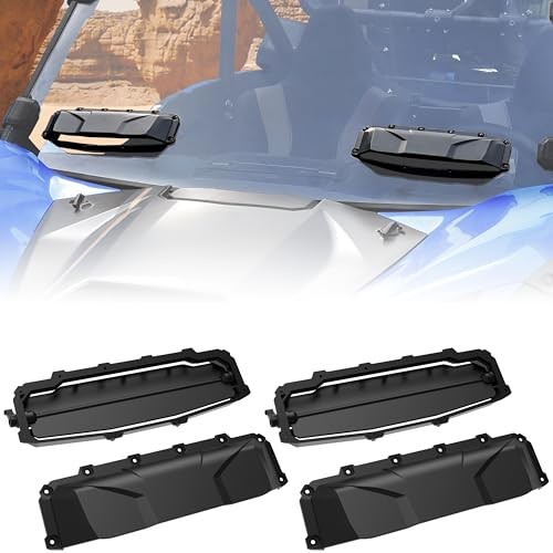 Universal UTV Windshield Vents Kit, Windscreen Modification Window Airflow