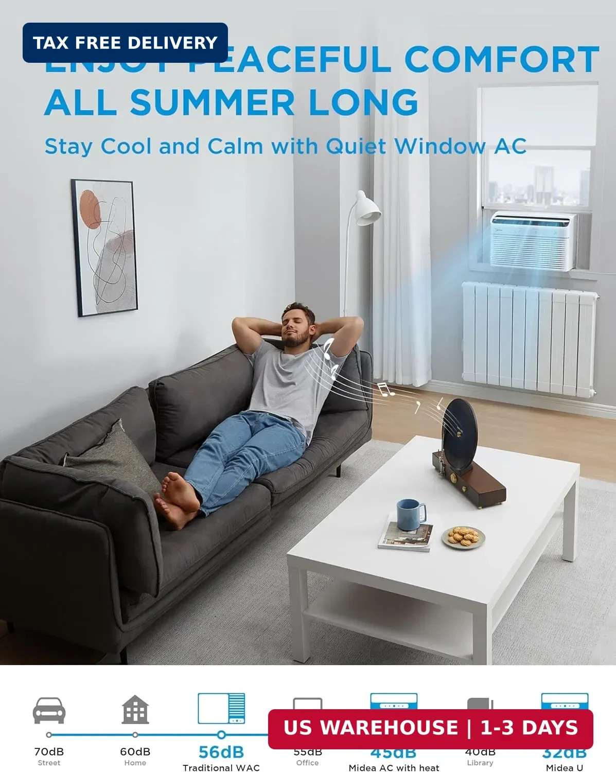 Inverter Window Air Conditioner with Heat – Quiet Window AC Unit and Heat
