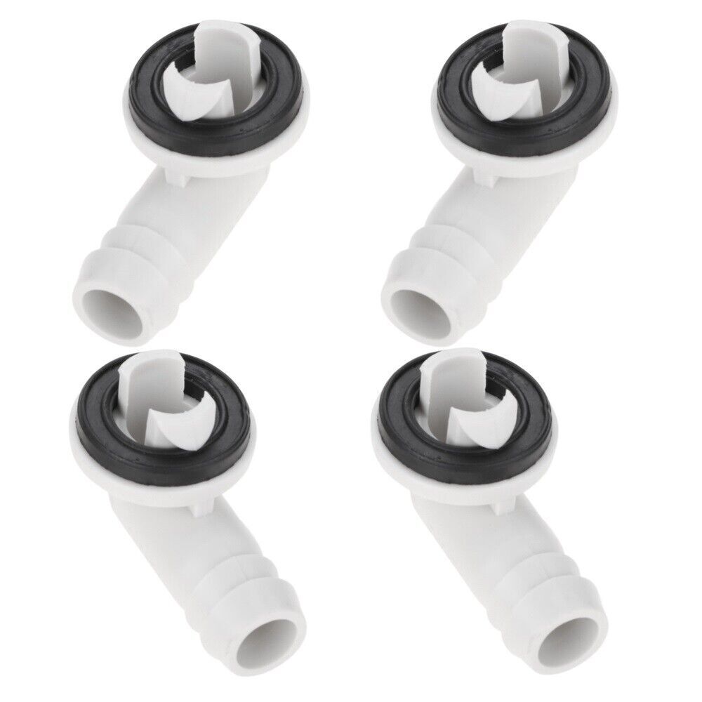 USA Air Conditioner AC Drain Hose Connector Elbow Fitting Rubber Ring Set of 4/8