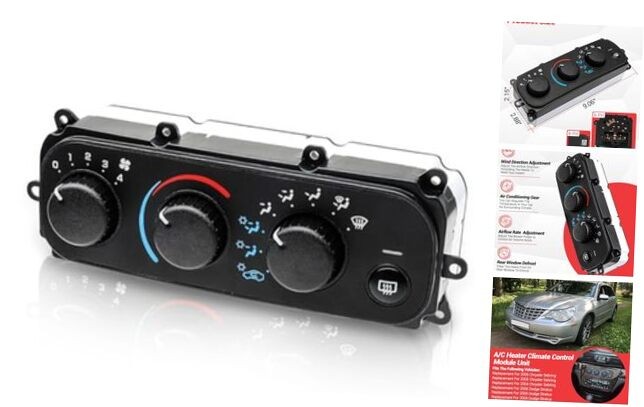 HVAC Climate Control Module Compatible with 2001-2006 Chrysler Sebring 599-149
