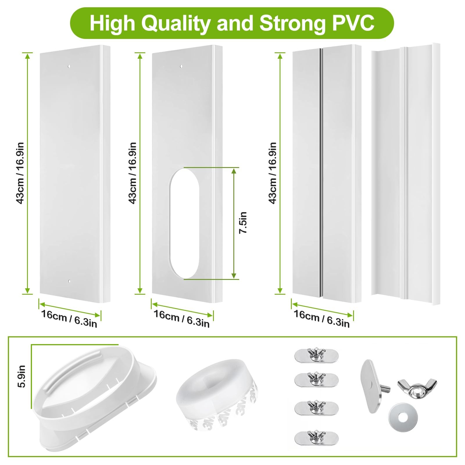 Upgrade Portable ac Window Vent Kit ac Window Seal Kit Portable Air Conditioner