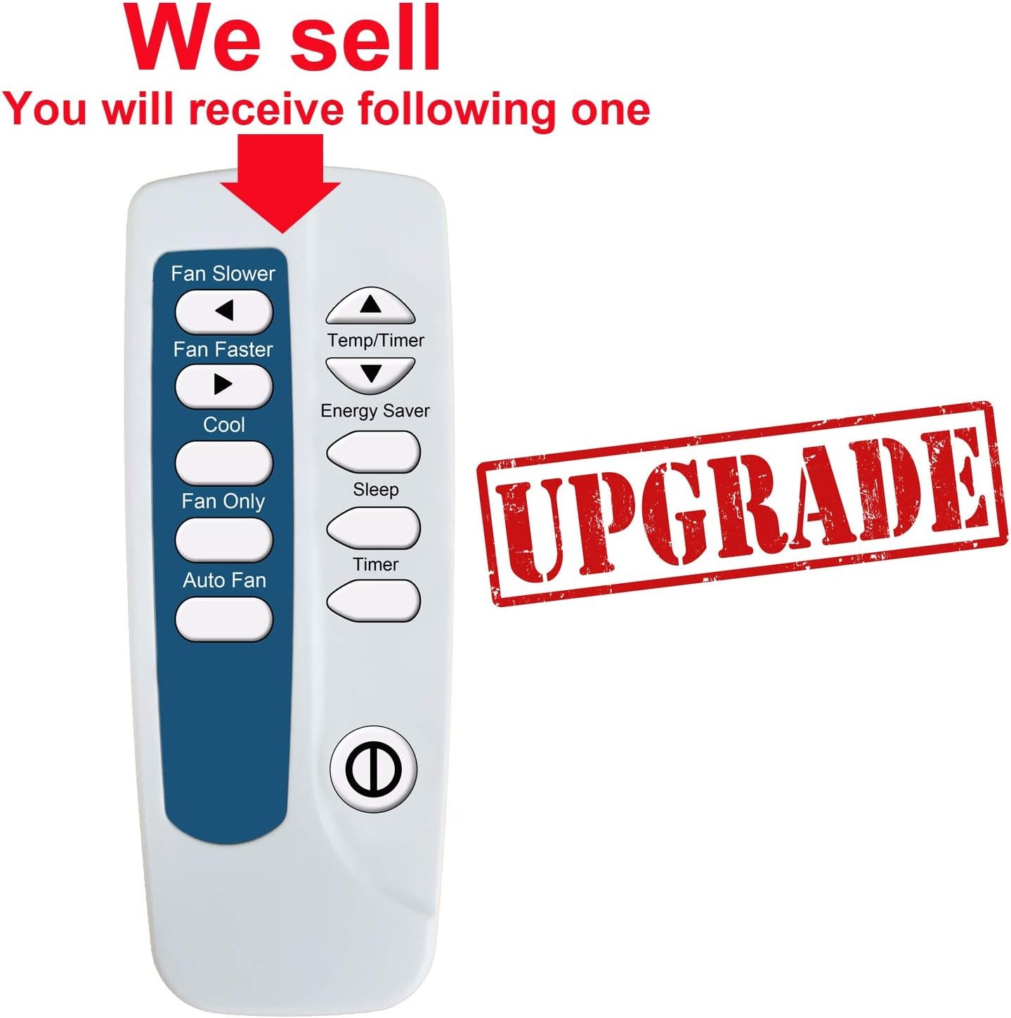 Replacement for Frigidaire Air Conditioner Remote Control Model Number RG15D E