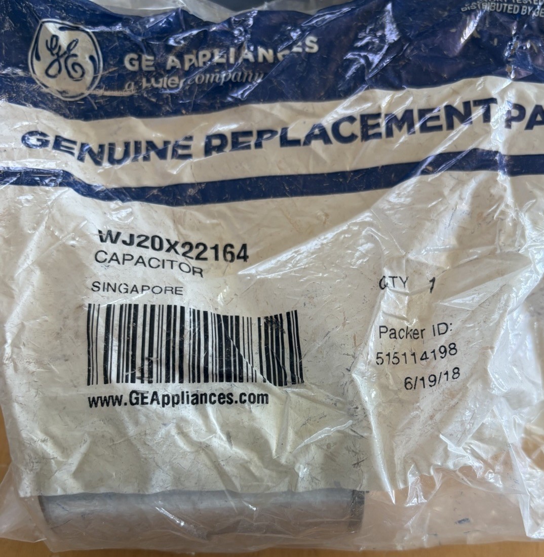 GE WJ20X22164 Room Air Conditioner Capacitor