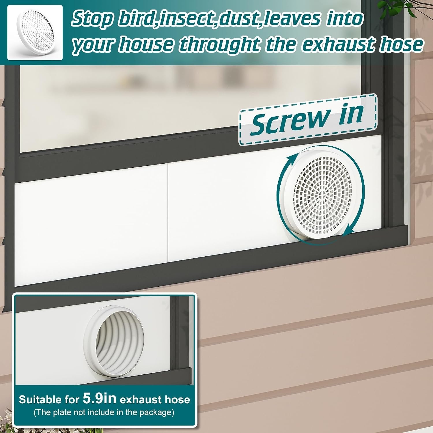 Portable Air Conditioner Window Kit With Foam Insulation For Sliding & Double…