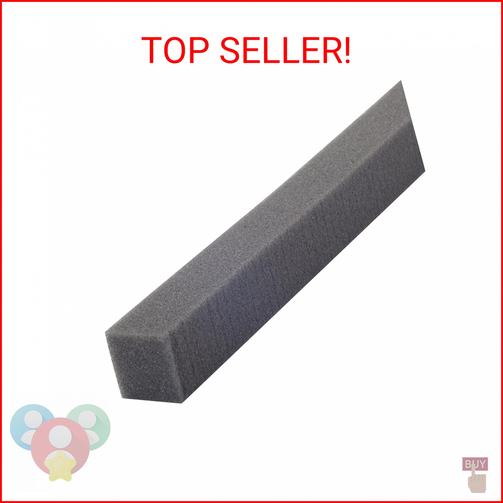 M-D Building Products 02006 1-1/4 in x 42 in Gray Foam Window Seal Strip – Air C