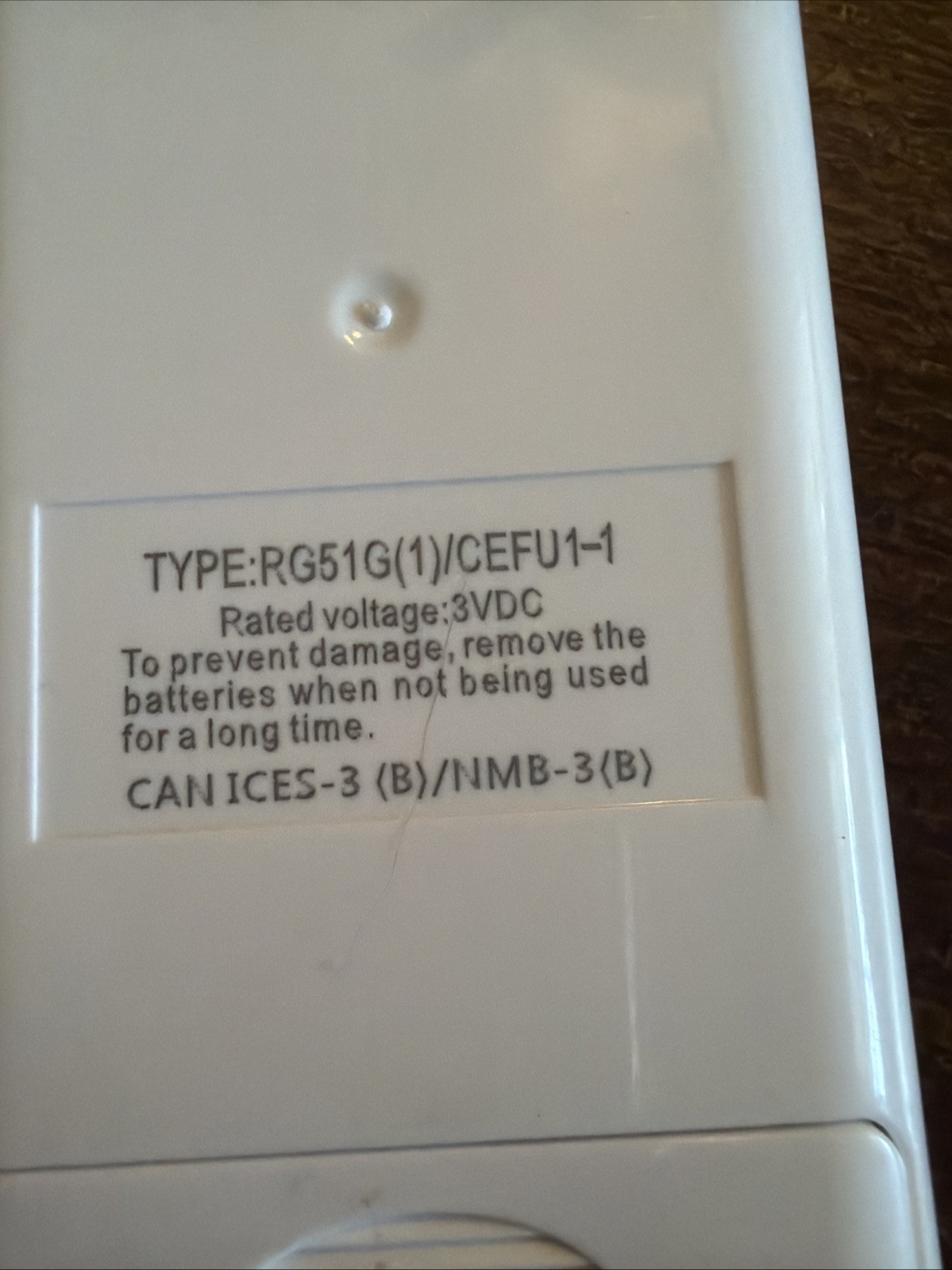 Midea Remote Control Window Air Conditioner RG52G(1)/CEFU1-1 Remote AC