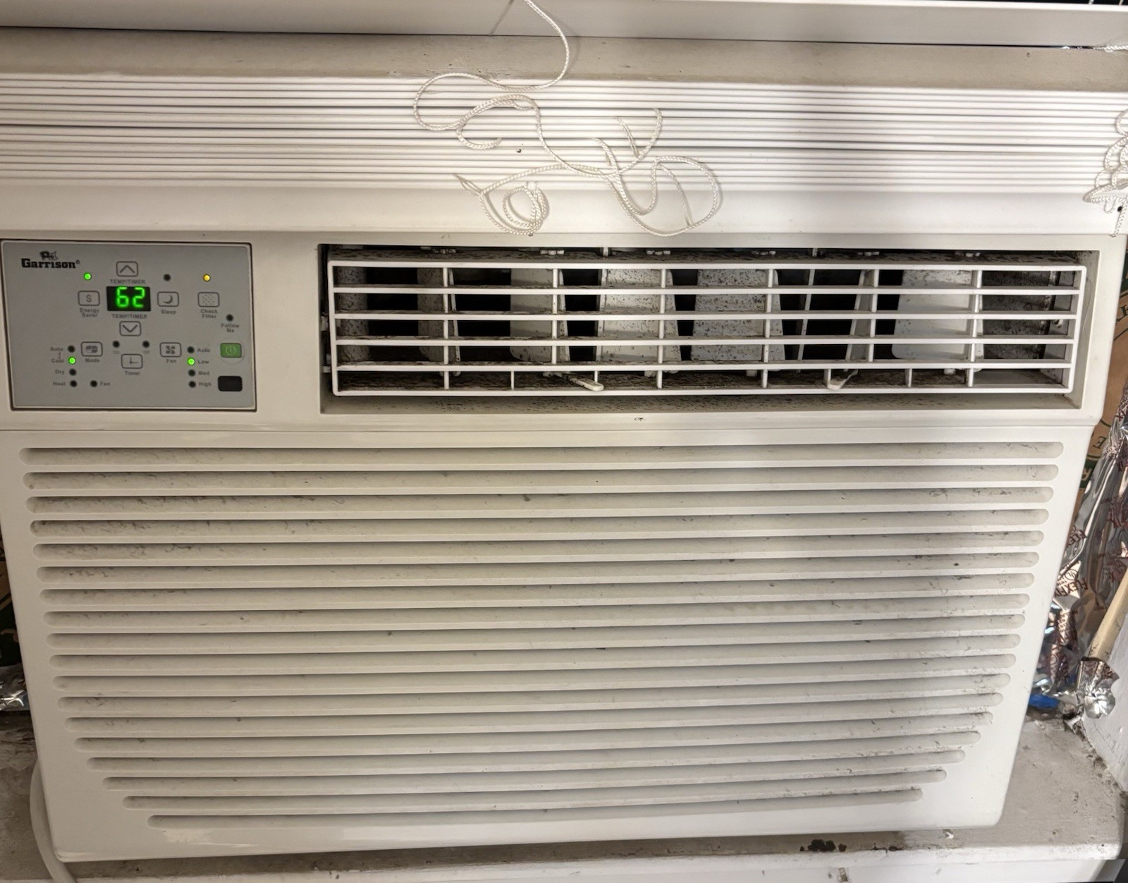 Garrison Through-the-Wall Air Conditioner White Timer Sleep Mode Auto Cool