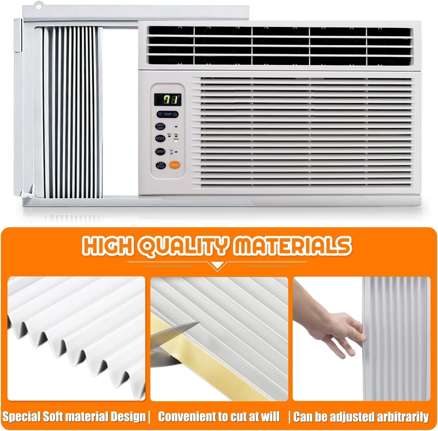 Window Air Conditioner Side Panel with Frame